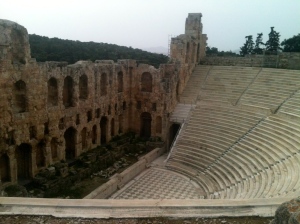 The world's first ampitheatre. Such sentimental value for a high school actor.