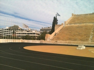 On our second day, we went to the first ever Olympic stadium.